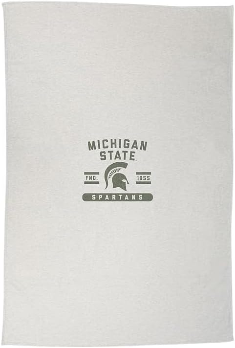 Logo Brands NCAA Sweatshirt Blanket - Officially Licensed Soft Throw Blanket for Fans, Cozy Game Day Blanket, Vintage-Style, Great Gift for Students & Alumni