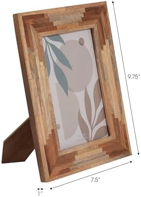 NESS AND JORD Wood, 5x7 Layers Photo Frame, Natural - Image 4