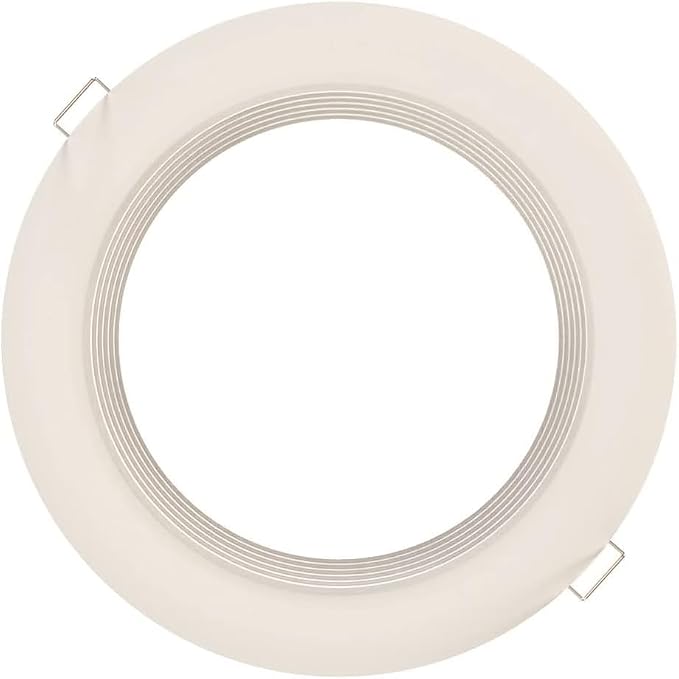 Juno WF6C REG TUWH MW M6 Smart LED Wafer Downlight, 2700K-5000K Tunable White, Dimmable, Zigbee or Bluetooth Connection, Use with Alexa, Google Home, SmartThings, Regressed, 6 Inch, Matte White