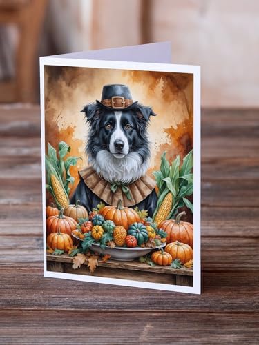 Caroline's Treasures Border Collie Dogs Blank 5x7 Note Cards Set of 8 - Image 2