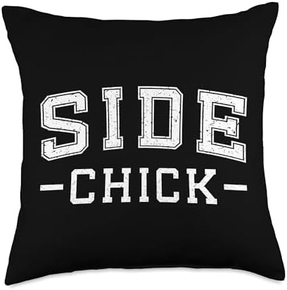 Main Man I’m a Side Chick Thanksgiving Couple Friendsgiving Throw Pillow by Unknown