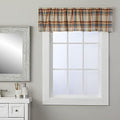 SKL Home Amber Plaid, Valance, Multi by SKLHomebySaturdayKnightLtd