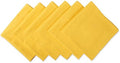 DII Solid Napkin Set Collection, 20x20, Marigold, 6 Piece by DII