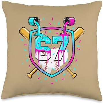 Thanksgiving 67 Six Seven Meme Drip Baseball Turkey Day Throw Pillow by Unknown