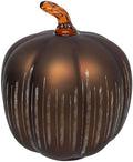 Boston International Glass Pumpkin with LED Light, Small, Chocolate Starry by BostonInternational