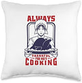 Woman With Turkey For Thanksgiving Food Autumn Holiday Throw Pillow by Unknown
