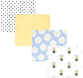 Hudson Baby Unisex Baby Cotton Flannel Receiving Blankets, Daisy Bee, One Size by HudsonBaby