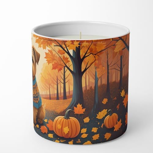 Caroline's Treasures DAC1060CDL Norfolk Terrier Fall Decorative Soy Candle Nature Soy Wax Essential Oil Home Decor Ideal for Bedroom Kitchen Bath Office Gift, 10 oz - Image 5