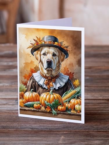 Caroline's Treasures Labrador Retriever Dogs Blank 5x7 Note Cards Set of 8 - Image 2