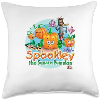 Spookley the Square Pumpkin Group Throw Pillow