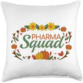 Pharmacy Thanksgiving Pharmacist Technician CPht Throw Pillow by Unknown