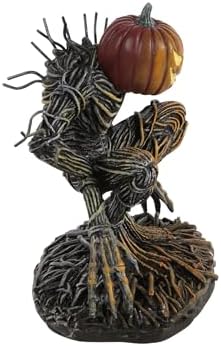 Department 56 Village Collection Accessories Halloween Scarecrow Grapevine of Wrath Figurine, 3.86 Inch, Multicolor