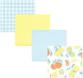 Hudson Baby Unisex Baby Cotton Flannel Receiving Blankets, Citrus Mint, One Size by HudsonBaby