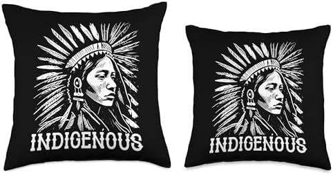 Native American Heritage Store Native Heritage American Indian Proverb Indigenous Throw Pillow, 18x18, Multicolor - Image 3