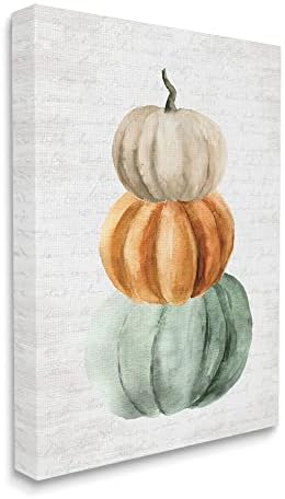 Autumn Pumpkins Cursive Words, 16 x 20 Inch Canvas Wall Art - Image 2