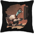 Funny Turkey Video Game Gamer Thanksgiving Turkey Throw Pillow by Unknown