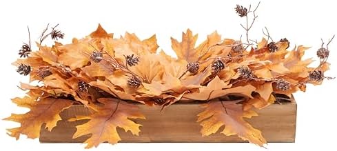 SAFAVIEH Home Collection 30-inch Decorative Artificial Maple Leaf Wood Planter Arrangement (Fully Assembled) by Unknown