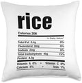 Rice Funny Thanksgiving Christmas Family Matching Throw Pillow by Unknown