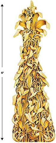 Beistle Corn Stalk Cutouts 4-Pack Double-Sided Fall Wall Decorations for Thanksgiving and Autumn Parties, Harvest-Themed Photo Backdrops and Seasonal Home Décor, 5’ - Image 2