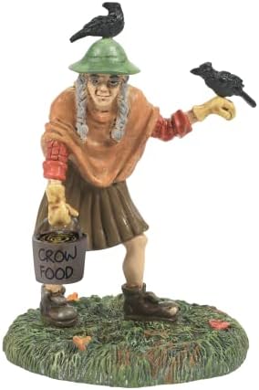 Department 56 Snow Village Halloween Accessories Crow Hag Figurine, 3.75 Inch, Multicolor