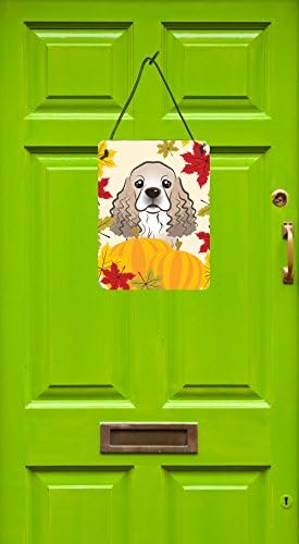 Caroline's Treasures BB2022DS1216 Cocker Spaniel Thanksgiving Wall or Door Hanging Prints Aluminum Metal Sign Kitchen Wall Bar Bathroom Plaque Home Decor Front Door Plaque, 12x16, Multicolor - Image 2