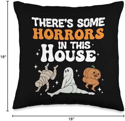 There's Some Horrors In This House Throw Pillow