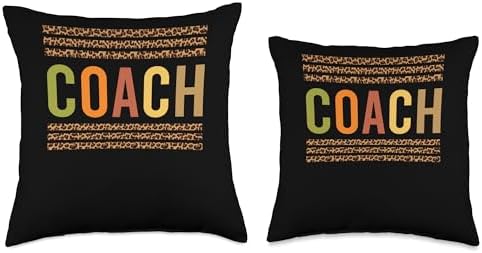 Coach Leopard Squad Cute Fall Autumn Lovers Thanksgiving Throw Pillow - Image 3