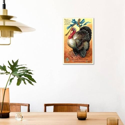 AllPosters Art.com Wall Art Print Turkey and Wishbone, 24" x 36" - Image 3