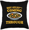 Hot Stuffing Coming Through Family Matching Thanksgiving Throw Pillow by Unknown