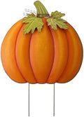 Glitzhome Fall Decorations Outdoor 37.5" Large Metal Pumpkin Decor Yard Stake or Hanging Sign for Home Outside Garden Lawn Porch Thanksgiving Decorating by Glitzhome