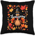 Thanksgiving Turkey Throw Pillow by Unknown