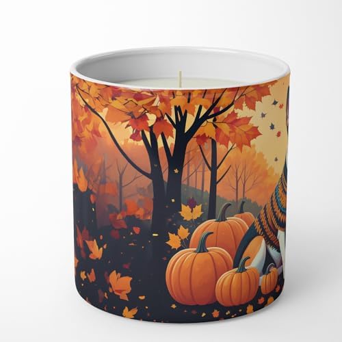 Caroline's Treasures DAC1012CDL Basenji Fall Decorative Soy Candle Nature Soy Wax Essential Oil Home Decor Ideal for Bedroom Kitchen Bath Office Gift, 10 oz - Image 3