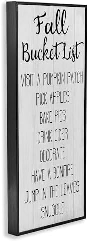 'Fall Bucket List Casual Sign'| Framed Giclee Art - Image 2