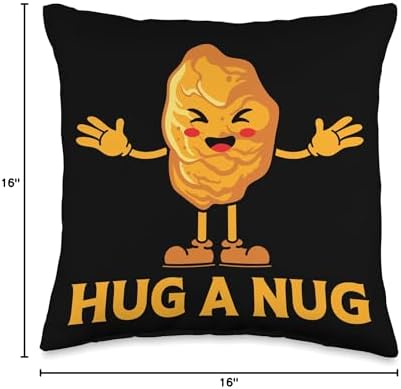 Thanksgiving Hug a Nug Nuggets Chicken Throw Pillow - Image 4