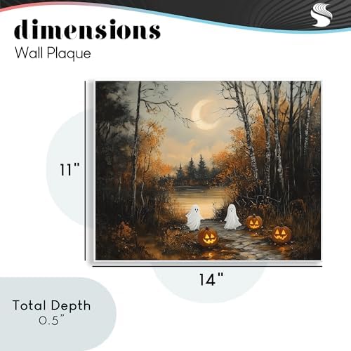 Stupell Industries 'Autumn Ghosts at Lake'| Wall Plaque Art