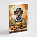 Caroline's Treasures Bullmastiff Dogs Blank 5x7 Note Cards Set of 8 by CarolinesTreasures