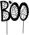 Haunted Hill Farm 2.3-Ft. White LED Boo Sign Halloween Sign