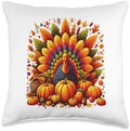 Awesome Unique Grateful Threads Thanksgiving Tee. Throw Pillow by Unknown