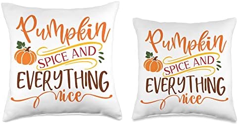 Pumpkin Spice Fall Thanksgiving Christian Apparel Gifts Throw Pillow - Image 3