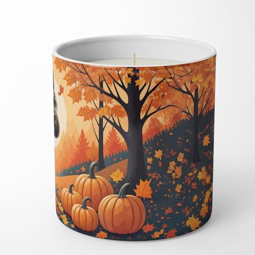 Caroline's Treasures DAC1069CDL Scottish Terrier Fall Decorative Soy Candle Nature Soy Wax Essential Oil Home Decor Ideal for Bedroom Kitchen Bath Office Gift, 10 oz - Image 5
