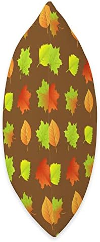 Cute Fall Thanksgiving Brown Leaves Autumn Botanical Throw Pillow - Image 2