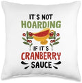 Canned Cranberry Sauce Cranberry Jelly Throw Pillow by Unknown