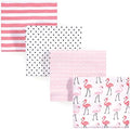 Hudson Baby Unisex Baby Cotton Flannel Receiving Blankets, Flamingos, One Size by HudsonBaby