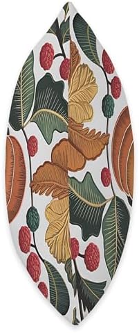 Autumn Pumpkins and Berries Thanksgiving Fall Leaves Art Throw Pillow - Image 2