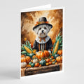 Caroline's Treasures Maltese Dogs Blank 5x7 Note Cards Set of 8 by CarolinesTreasures