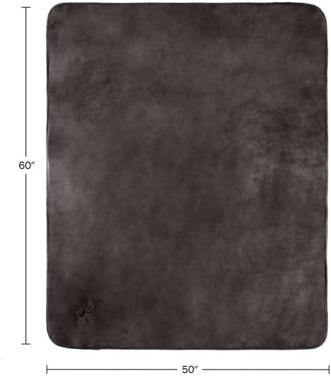 Waterproof Pet Blanket Collection– Reversible Throw Protects Couch, Car, Bed from Spills, Stains, or Fur – Dog and Cat Blankets by PETMAKER Dark Gray Large