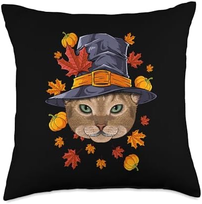 Thanksgiving Abyssinian Pilgrim Costume Fall Autumn Throw Pillow by Unknown