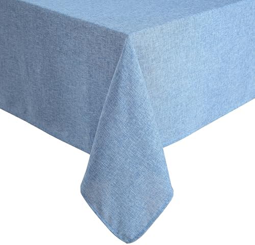 Laura Ashley Harper Tablecloth, 60" x 84", Denim by LauraAshley