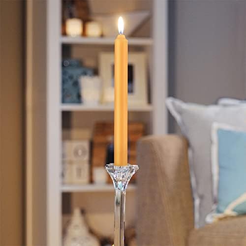 Root Candles 12-Count Unscented Smooth Candles, 9-Inch, Butterscotch - Image 5