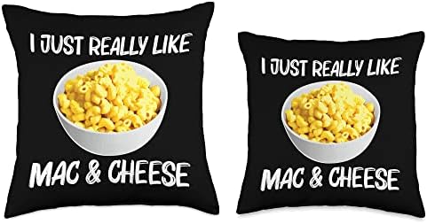 Cool Mac And Cheese For Men Women Macaroni Food Thanksgiving Throw Pillow - Image 3